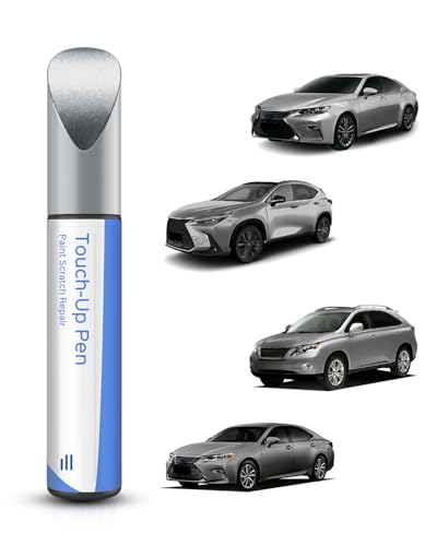 1J7 Atomic Silver Metallic Touch Up Paint Compatible with Lexus Exact Match–Chips and Nicks Touch Up - color: Atomic Silver Metallic(1J7) for CT200h/ES200/250/300h/NX200/300/300h