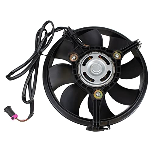 TRQ Right Radiator Cooling Fan Assembly Passenger Side - style: RFA80469