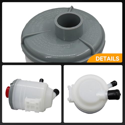 603-710 Power Steering Reservoir Tank with Cap for Honda Models - size: 603-710