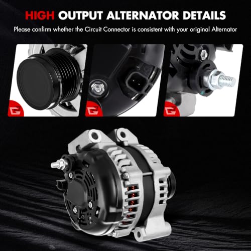 Alternator V6 3.6L for Chrysler Town & Country 11-16, for 200 11-14
