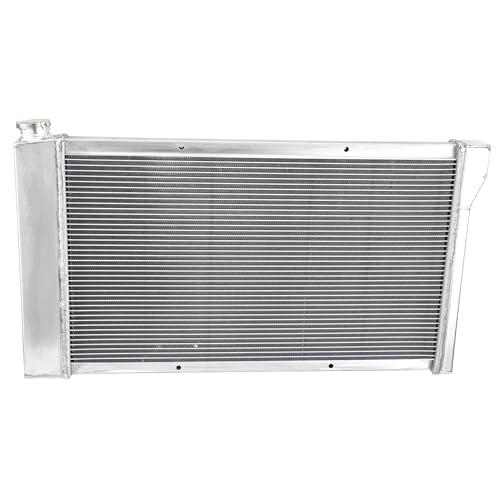 CU369 3 Row Aluminum Radiator for 1967-1972 Chevy GMC C/K Series C10/C20/K10/K20/K30 Pickup Jimmy Blazer Suburban Truck V8 Radiador Crossflow Radiators 1968 1969 1970 1971 67 68 69 70 71 72