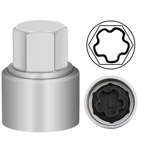 L Wheel Locking Nut Key for Audi, Socket OD 27mm - ID 25mm - size: Socket L