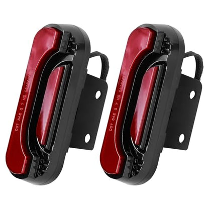 LadyRosian 2PCS LED Tail Light Red Taillight Assembly Stop Light Compatible with 2016-2025 Can Am Defender/Defender Max Driving Light Brake Light