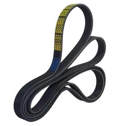Serpentine Drive Belt Compatible with Chevy Silverado Tahoe Suburban - size: 6PK2370-2370mm