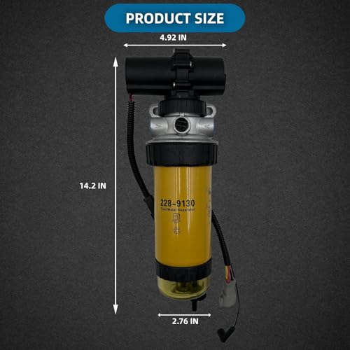 228-9129 Fuel Extraction Pump Fuel Filter Assembly 7261663 349-5327 249-7669 349-1063 MP10325 for Caterpillar 428D 428E 432D 248B 287B 262B 252B Perkins Engine 804C 804D 12VDC