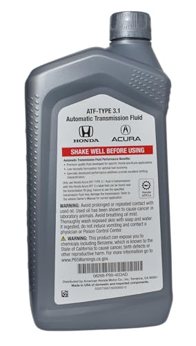 Honda 08268-P99-4EDAD Automatic Transmission Fluid ATF-Type 3.1 (1 Quart) (4)