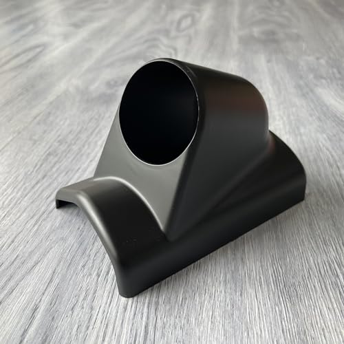 Universal Black 2" 52mm Single 1 Hole Pillar Gauge Pod Holder - size: Singe