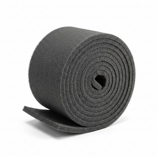 5 Inch *15 Feet 800 Grit Grey Maroon General Purpose Scuff Pads, Scuffing, Hand Scouring Pad, Sanding Pad, Paint Primer Prep Scratch - Surface Preparation Pad for Car Auto Body Woodworking - style: 800 Grit Grey