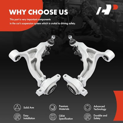 A-Premium 2-Pack Front Lower Control Arm, with Ball Joint & Bushing