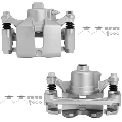 SCITOO Rear Left+Right Brake Calipers With Bracket 18B4644 18B4645 - size: Rear[18B4644 & 18B4645 ]