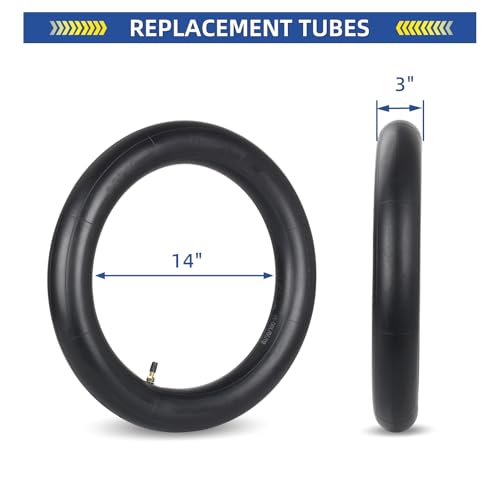 GICOOL 3.00-14" (90/100-14) Dirt Bike Inner Tubes, TR4 Valve Stem - size: 3.00-14