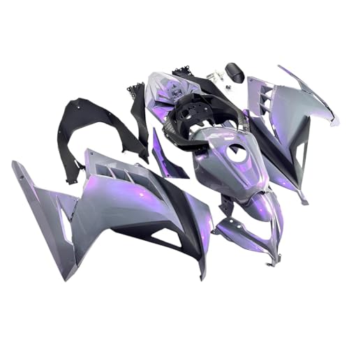 US STOCK Pink Gray Chameleon Fairing Fit for Kawasaki Ninja 2013-2017 EX300 - color: 020 Pink Gray Chameleon