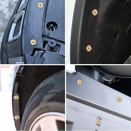 GOOACC 50 Pcs Grill Screw Nuts #8 Screw Size Front End & Instrument Panel Nut for GM 3893980 Chrysler Chevy 1967-on - color: 50 Pcs Grill Screw Nuts