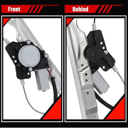 748-524 Front Left Driver Side Power Window Regulator with Motor (6 Pins) - size: Front Left, style: 748-524