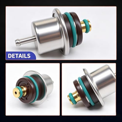 HiSport Fuel Pressure Regulator Compatible with Ford F150 E150 - size: HSFPRPR317