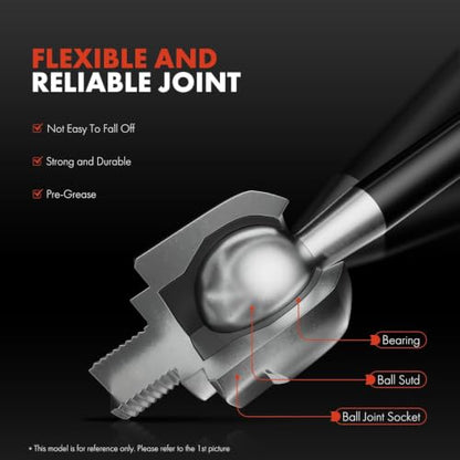 A-Premium Front Inner & Outer Tie Rod End Kit Fix Uneven Tire Wear