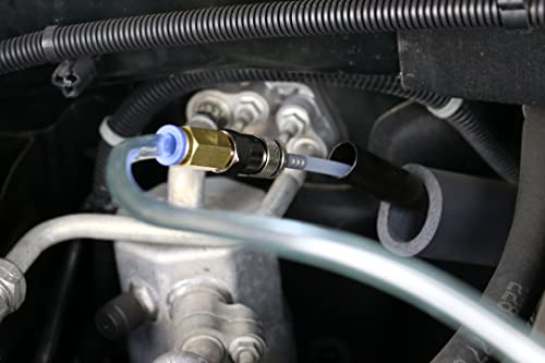 Mityvac MV6400 Fluid Dispensing System for Filling or Topping Fluids, 1.2 Gallon Reservoir, Manual Pump, Pressure Gauge and Relief Valve, Auto-shutoff Valves, 5' Hose with Flow Control Valve - style: MV6400