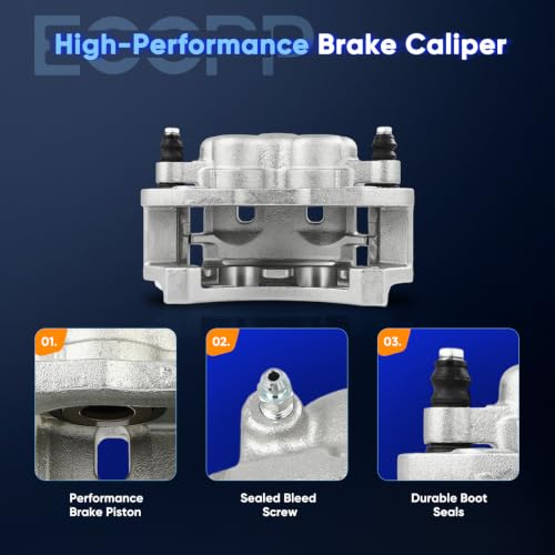 ECCPP 18B4749 18B4748 Rear Left & Right Brake Calipers w/Bracket - size: Rear[18B4749 18B4748]