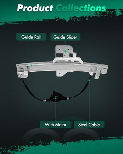SCITOO Power Window Regulator with Motor Fit for 1995 1996 1997 for Lincoln Town Car Rear Right Side 740-685 - size: 740-685 | Rear Right