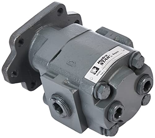 Buyers Products H2136201 H21 Series Bi-Rotational Hydraulic Gear Pump, 15.3 GPM at 1000 RPM, SAE B 2‑ or 4‑Bolt Mount, 7/8‑13 Spline Shaft, Cast Iron, High‑Pressure Rated, Teflon Bronze Thrustplates