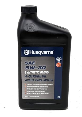 Husqvarna 32-oz 4-Cycle 5W-30 Synthetic Blend Engine Oil 593153504