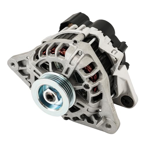 PHILTOP New Alternator 11311N Fit for 2007-2012 Hyundai Elantra 2.0L,2010-2011 Soul 2.0L,2007-2009 Spectra, Spectra5,90Amp Replace 3730023650,90225600,11311,11311N,A0002655635,2655635,3730023650RU - size: 11311N