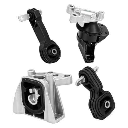 Engine Motor Mount Kit Fit for 2006-2011 Honda Civic 1.8L(Not 1.4L/2.0L) - size: A4530 A4534 A4543 A4546