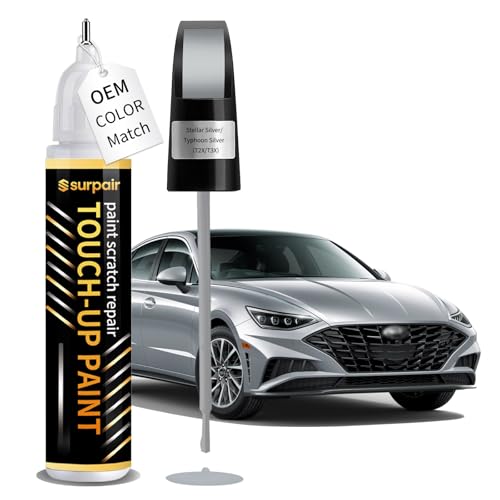 Stellar Silver T2X/T3X Touch up Paint for Hyundai Car Scratch Remover Pen - color: Stellar Silver/Typhoon Silver (T2X/T3X)