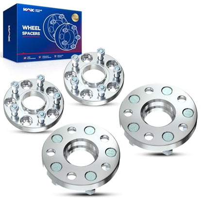 KAX 5x4.5 Hub-Centric Wheel Spacers 20mm for Toyota RAV4 - color: Silver, size: 5x4.5" -60.1mm -M12x1.5 -20mm thick