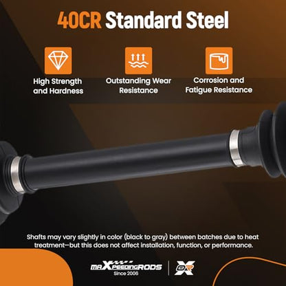 maXpeedingrods Pair Front Left and Right CV Axle Assembly for Toyota Camry - color: 66-5245 66-5247 Left & Right