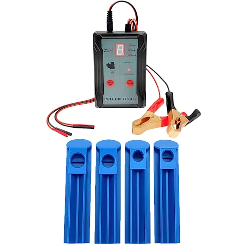 Upgraded Fuel Injector Tester and Cleaner Kit with 4 Adapters - color: Upgraded version 4 adapters