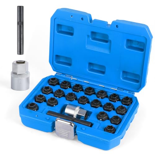 BELEY 22Pcs Wheel Lock Removal Kit Compatible with BMW