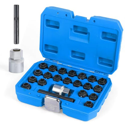 BELEY 22Pcs Wheel Lock Removal Kit Compatible with BMW