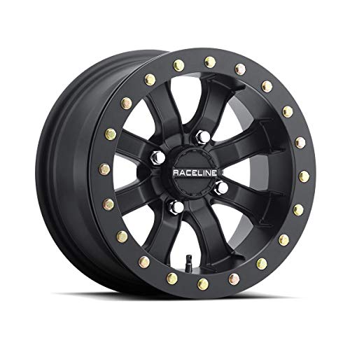 Raceline RT-Mamba Beadlock 14 Matte Black Wheel / Rim 4x156 with a 12mm Offset and a 131 Hub Bore. Partnumber A71B-47056-43