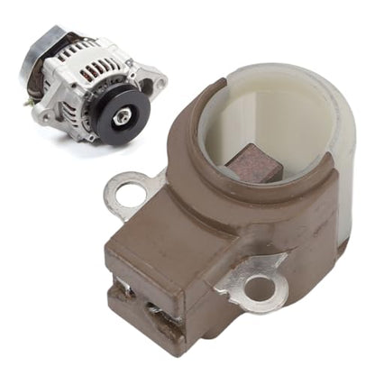 Carbon Brush Holder for Alternator 021620 2530 021620 2720 ABS Aluminum Alloy Compatible with Various Alternator Systems
