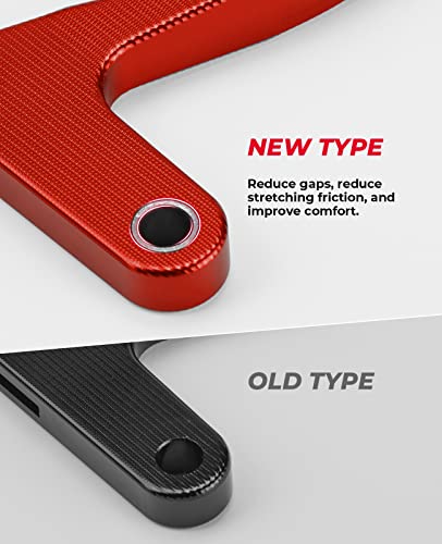 KEMIMOTO Finger Throttle Compatible with Wave Runner Jet Ski Sliver Red Aluminum Alloy - color: Red