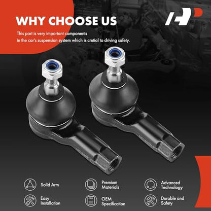 A-Premium Front Outer Tie Rod Ends