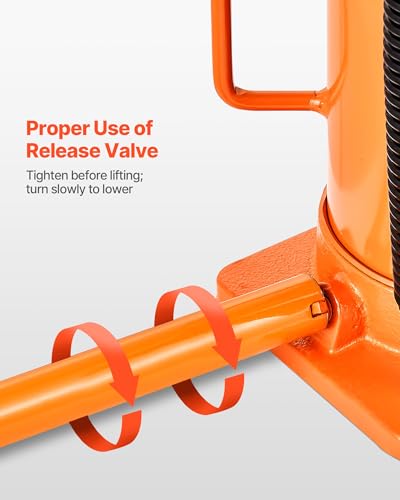 VEVOR Air Hydraulic Bottle Jack, 20 Ton/40000 LBS All Welded Bottle Jack, 10.4-19.7 inch Lifting Range, Manual Handle and Air Pump, for Car, Pickup, Truck, RV, Auto Repair, Industrial Engineering