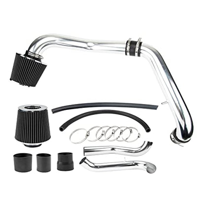 KAX 2.75" High-Flow Cold Air Intake Kit for 1996-2000 Civic CX/DX/LX, Black - color: Black, size: 1996-2000 Honda Civic 1.6L
