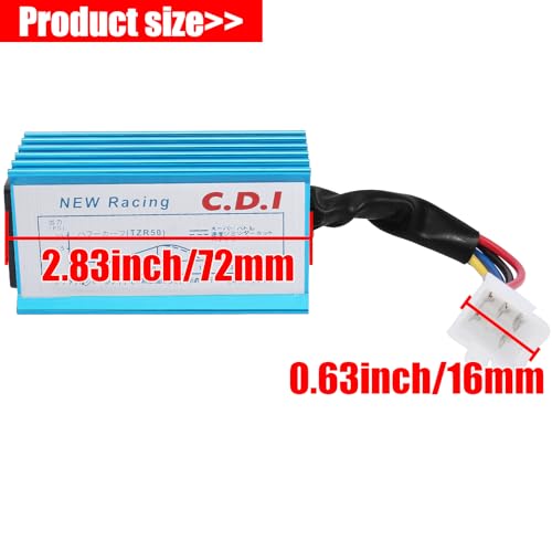 Racing 5 Pins AC CDI Box for GY6 50cc - 70cc 90cc 110cc 125cc 150cc Scooter 4-Stroke Engine ATV Go Kart Moped Quad Pit Dirt Mini Pocket Bike Chopper XR50 CRF50 139QMB 152QMI 157QMJ - size: 5 pin