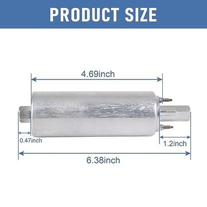 High Flow Pressure External Inline 255LPH Fuel Pump With Installation Kit Replacement For GSL392 400-939 Universal