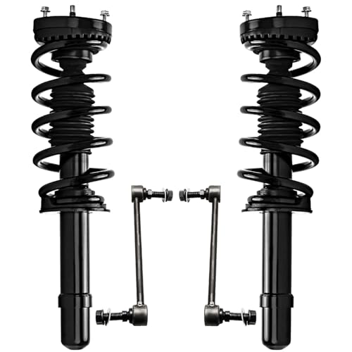 Detroit Axle - AWD 4pc Front Struts Kit for 2012-2023 Chrysler 300 - size: 4QS47186/Sway Kit