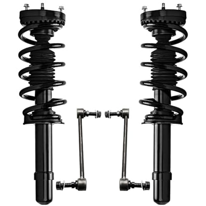 Detroit Axle - AWD 4pc Front Struts Kit for 2012-2023 Chrysler 300 - size: 4QS47186/Sway Kit