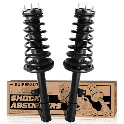 KUIPERAUTO 171680 171681 Pair Rear Complete Strut Compatible with 1999-2003 Toyota Solara 2.2L 2.4L Spring Shock Absorber - size: 2x Rear Struts, style: 97-01 Toyota Camry