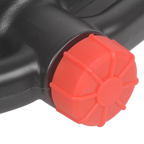 MOTO4U Motorcycle Oil Drain Pan Container Oil Change Storage Bottle Low Profile Repair with Spout Vent Plug Lid for ATV Off Road