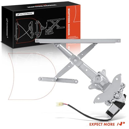 A-Premium Front Driver Side Power Window Regulator with Motor (2-Pin) - style: Front Driver Side (LH)