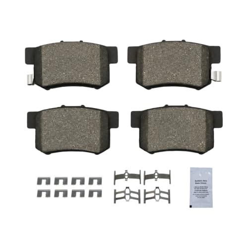 HUSCH Brake Kit Ceramic Brake Pads and Brake Rotors Fit for Honda Accord - size: 31315+D537