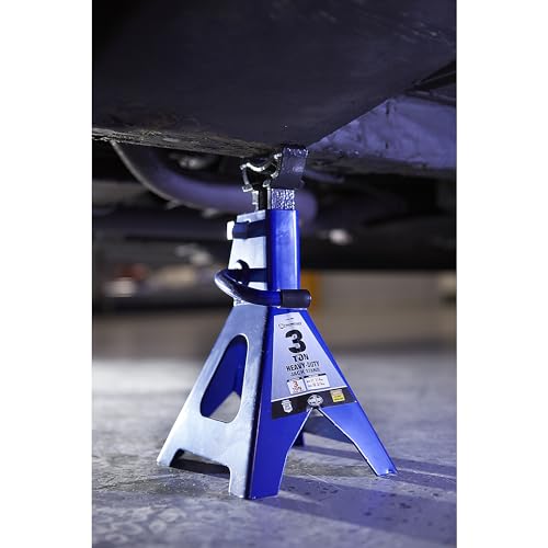 Strongway Double-Locking 3-Ton Jack Stands, 6,000-Lb. Capacity, 1 Pair - style: 3 Ton