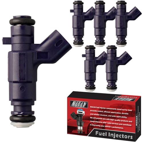 Set of 6 Fuel Injectors 0280156300 FJ990 12602411 Replacement - size: FJ990