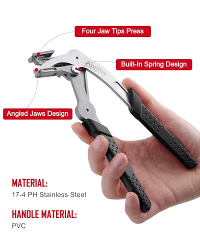 Car Clip Pliers, Panel Clip Removal Tool for Plastic Fasteners, Black - color: Black